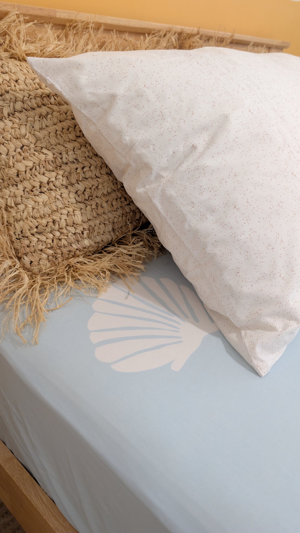 Shell Sheet Set | | Organic Cotton Fitted Sheet | The Cuddle Collective