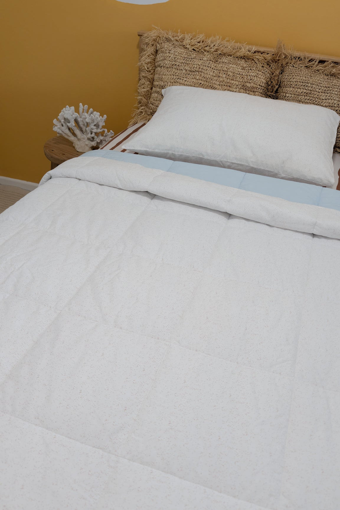 Reversible Quilt | Organic Cotton Neutral Doona | Kids Linen | The Cuddle Collective