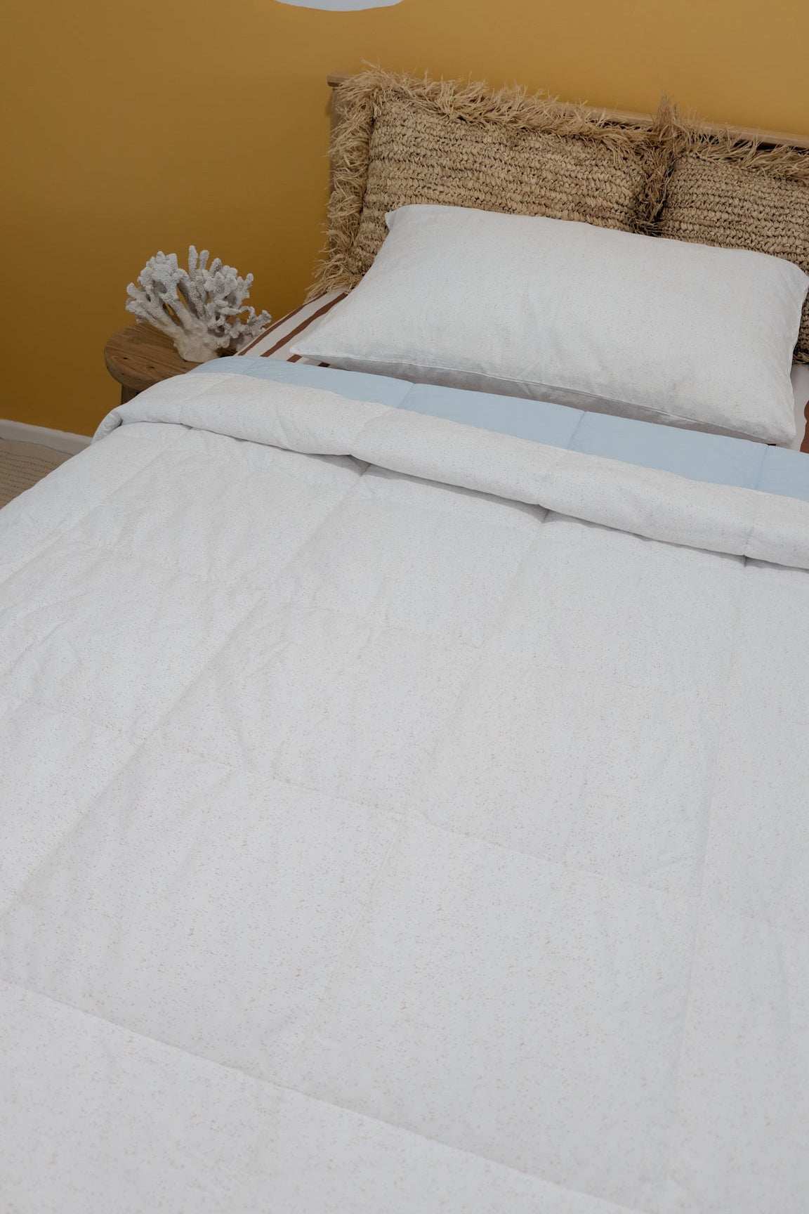 Reversible Quilt | Organic Cotton Neutral Doona | Kids Linen | The Cuddle Collective