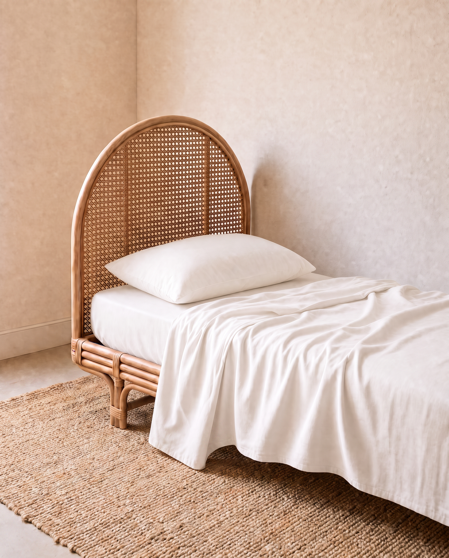 Organic Cotton Bed Sheet Bundle - Milk