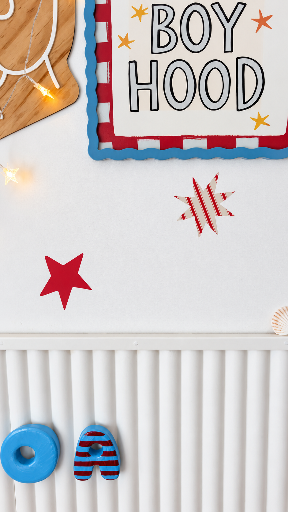 Fabric Wall Decals | Star Mix - Blue Raspberry