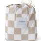 Checked Bedding| | Organic Cotton Checker  Fitted Sheet | The Cuddle Collective