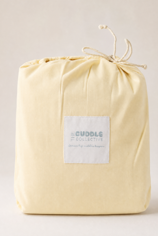 Butter Yellow Organic Cotton Sheet set