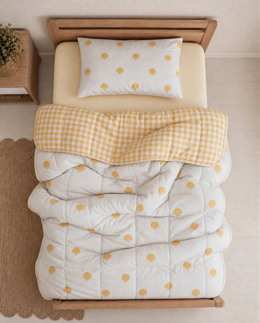 Butter Yellow Organic Cotton Sheets | The Cuddle Collective