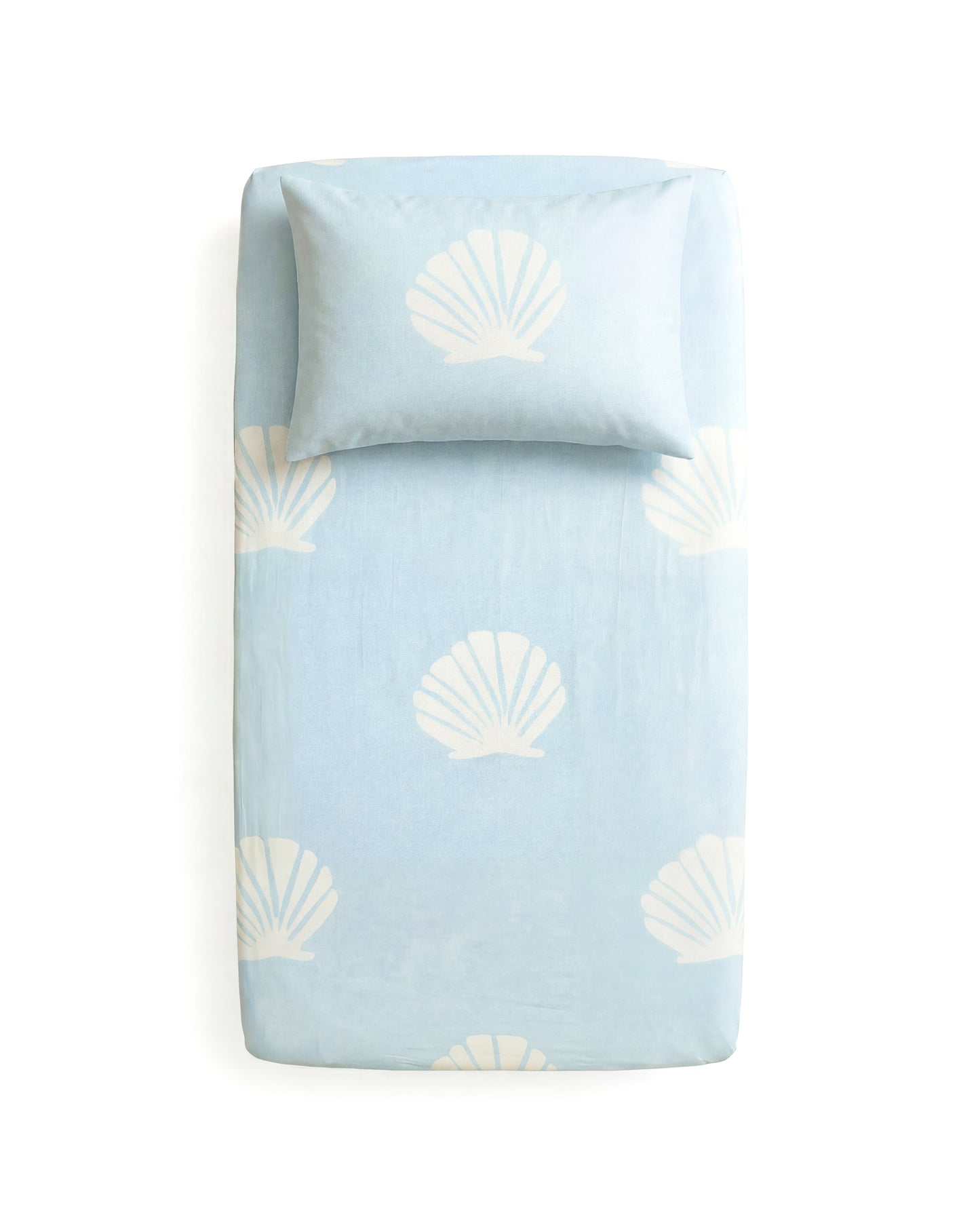 Coastal Kids Sheet Set - Shells - Blue Sheets