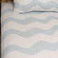 Blue Wave Coastal Pillowcase | Organic Cotton Pillowcase | The Cuddle Collective