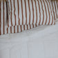 Brown Stripe Sheet Set | Organic Cotton Pillowcase | The Cuddle Collective