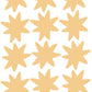 Fabric Wall Decal and fabric wall sticker in the shape of a butter yellow star. It is a high quality fabric wall sticker that won't damage walls.
