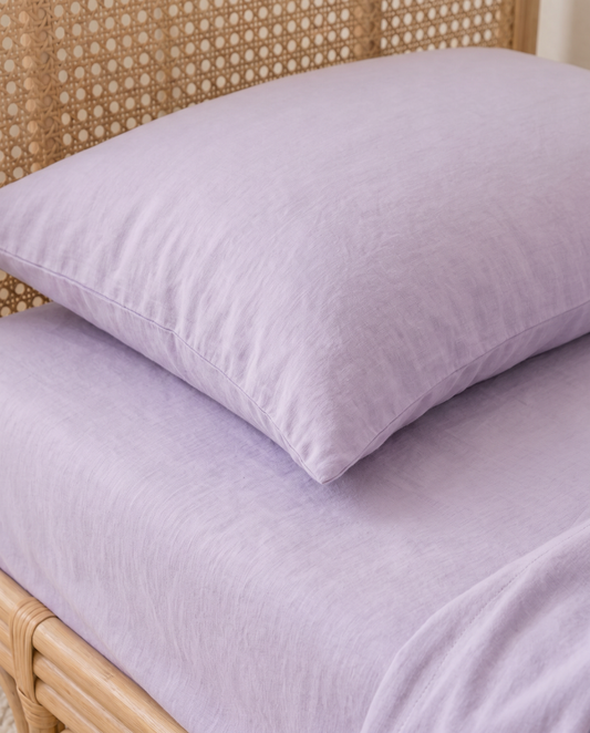 Organic Cotton Pillowcase - Lavender