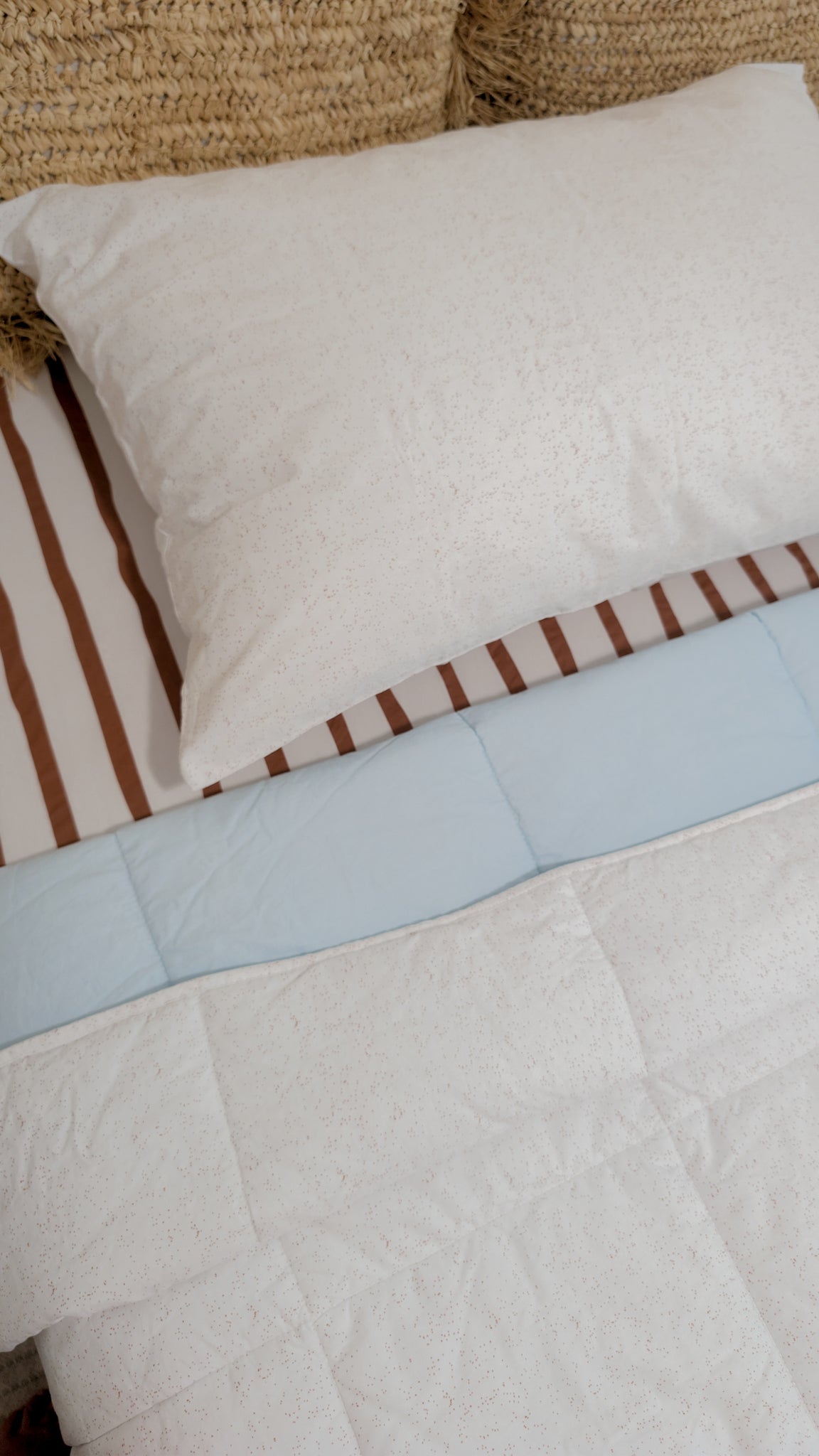 Speckle Pillowcase | Organic Cotton Pillowcase | The Cuddle Collective