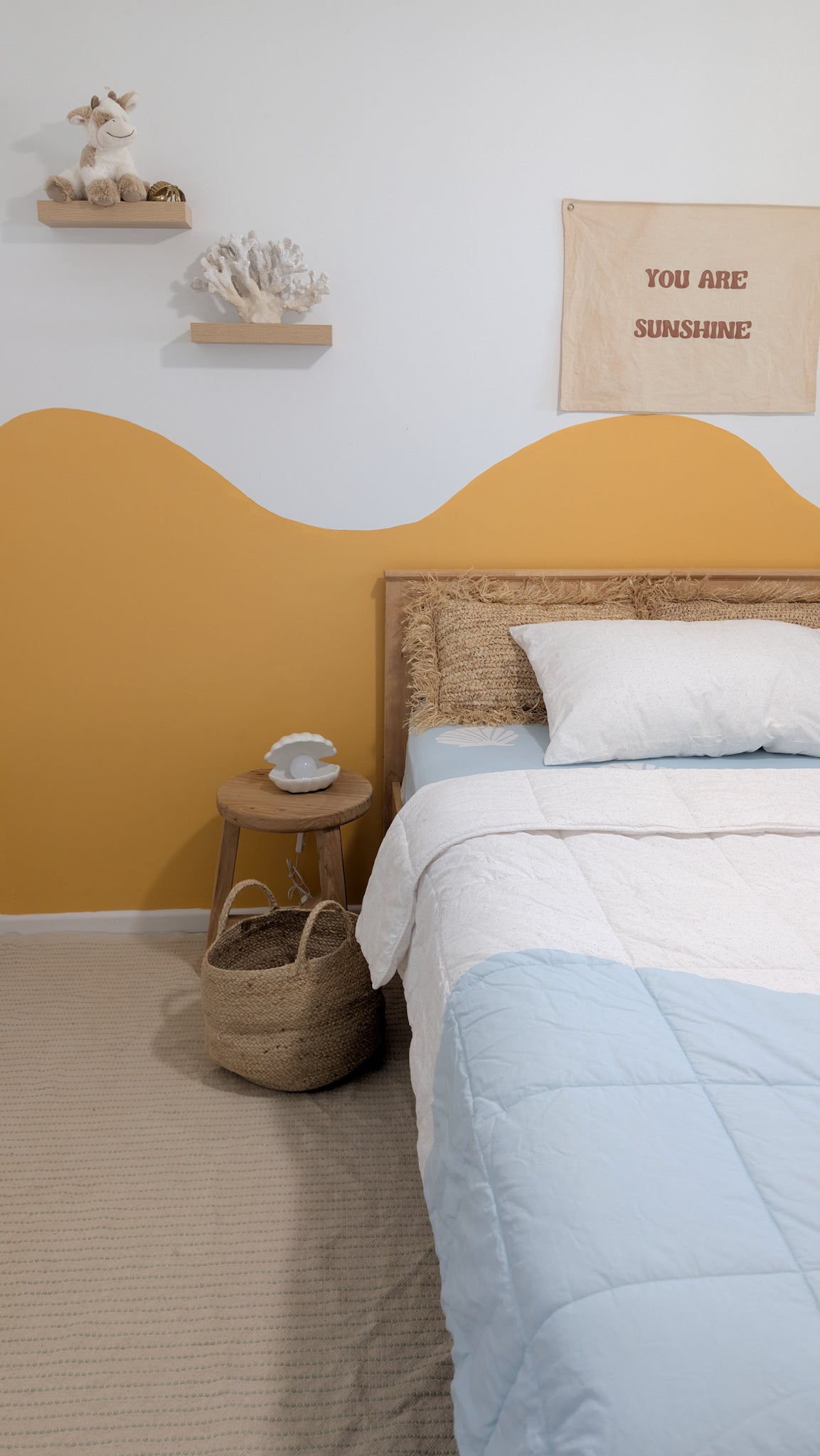 Reversible Quilt | Organic Cotton Neutral Doona | Kids Linen | The Cuddle Collective 