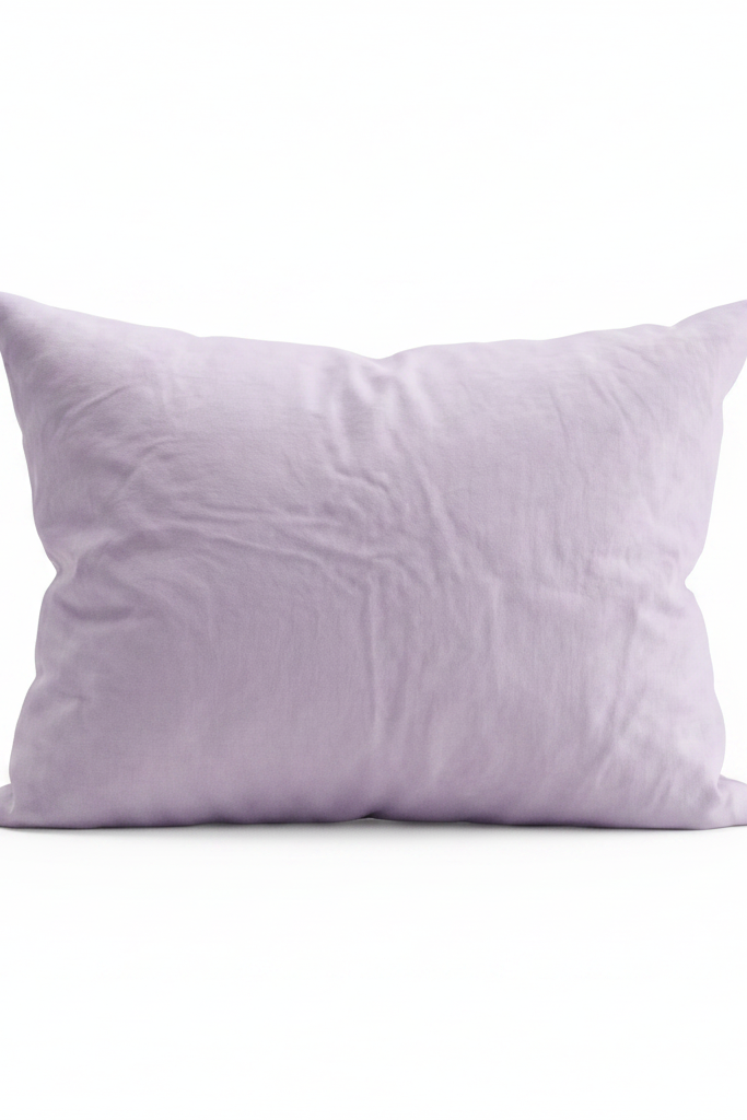 Organic cotton lavender pillowcase Australia 