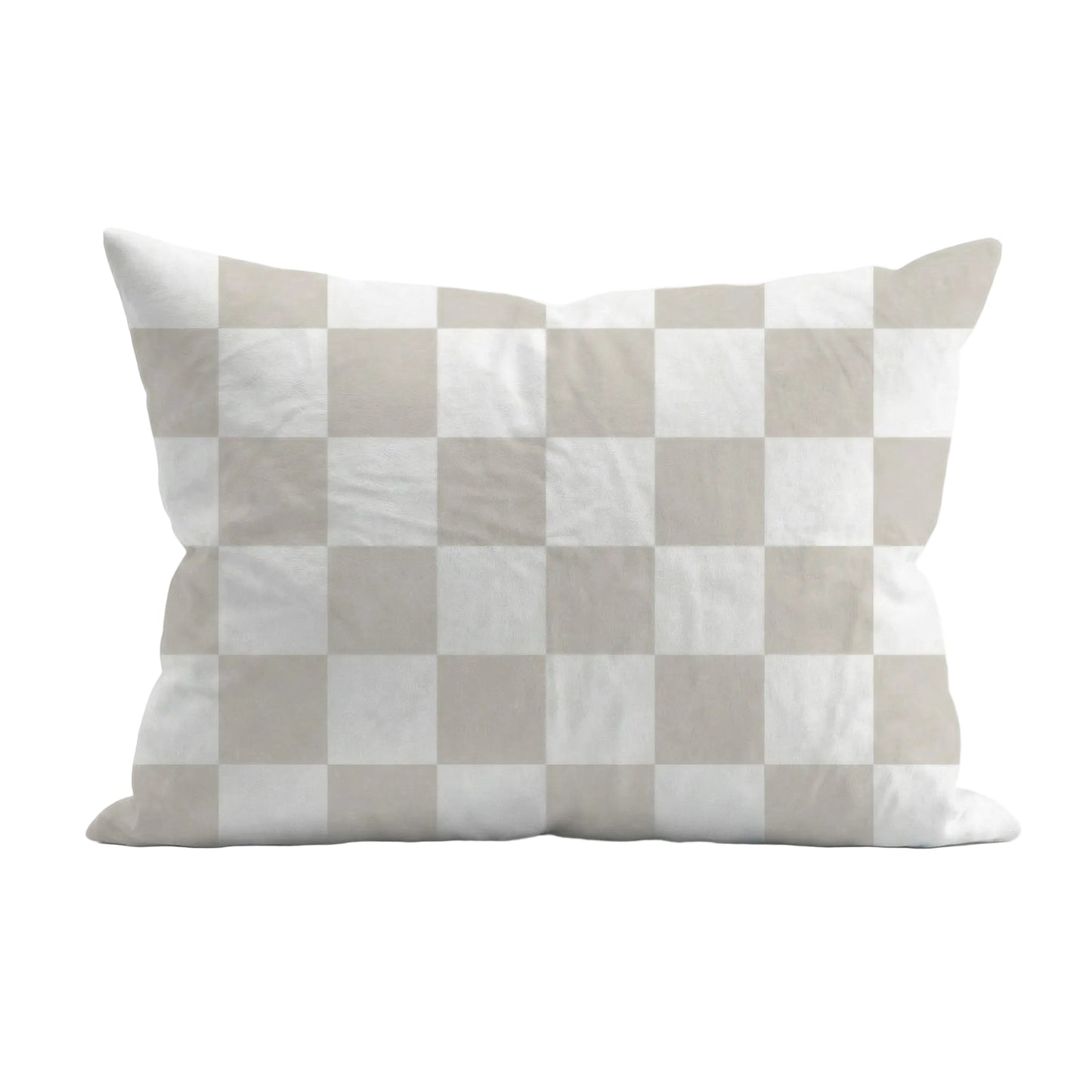 Natural Checked Pillowcase - Natural | Organic Cotton Pillowcase | The Cuddle Collective