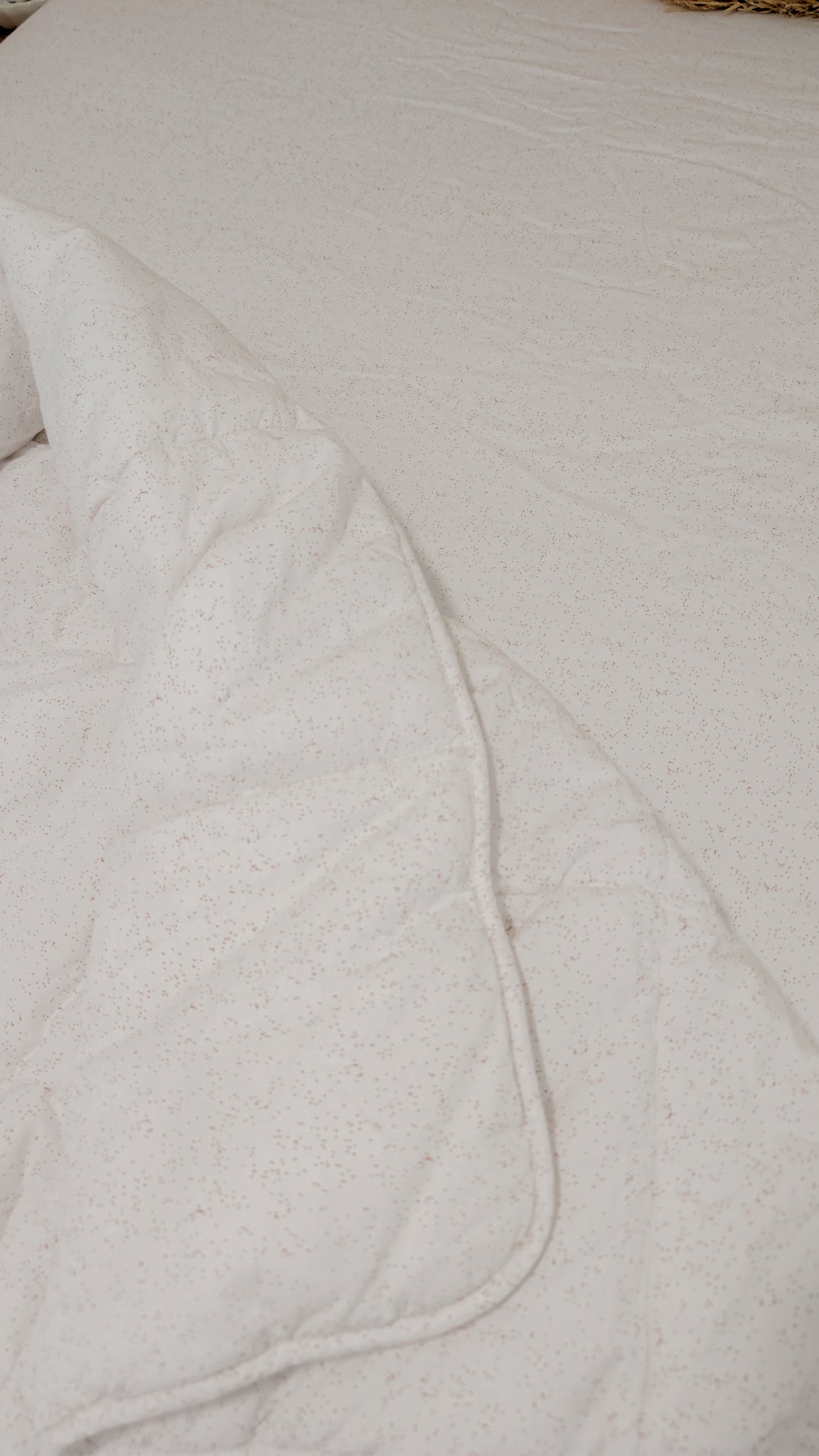 Speckle Sheet Set | | Organic Cotton Fitted Sheet | The Cuddle Collective