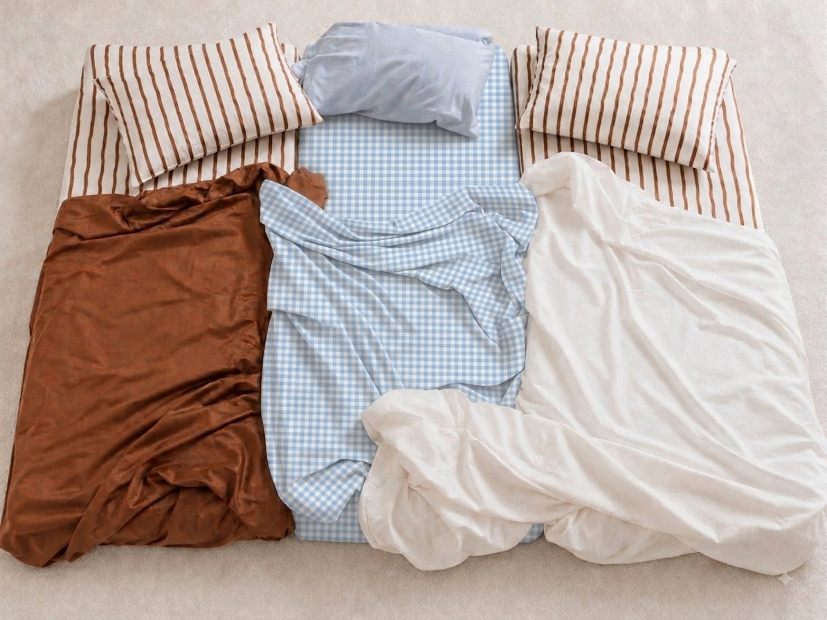 Bedding by the cuddle collective featuring organic cotton mix and match sheet sets