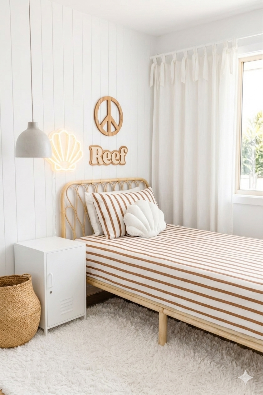Organic Cotton Sheets Australia CoCo Stripe | The Cuddle Collective