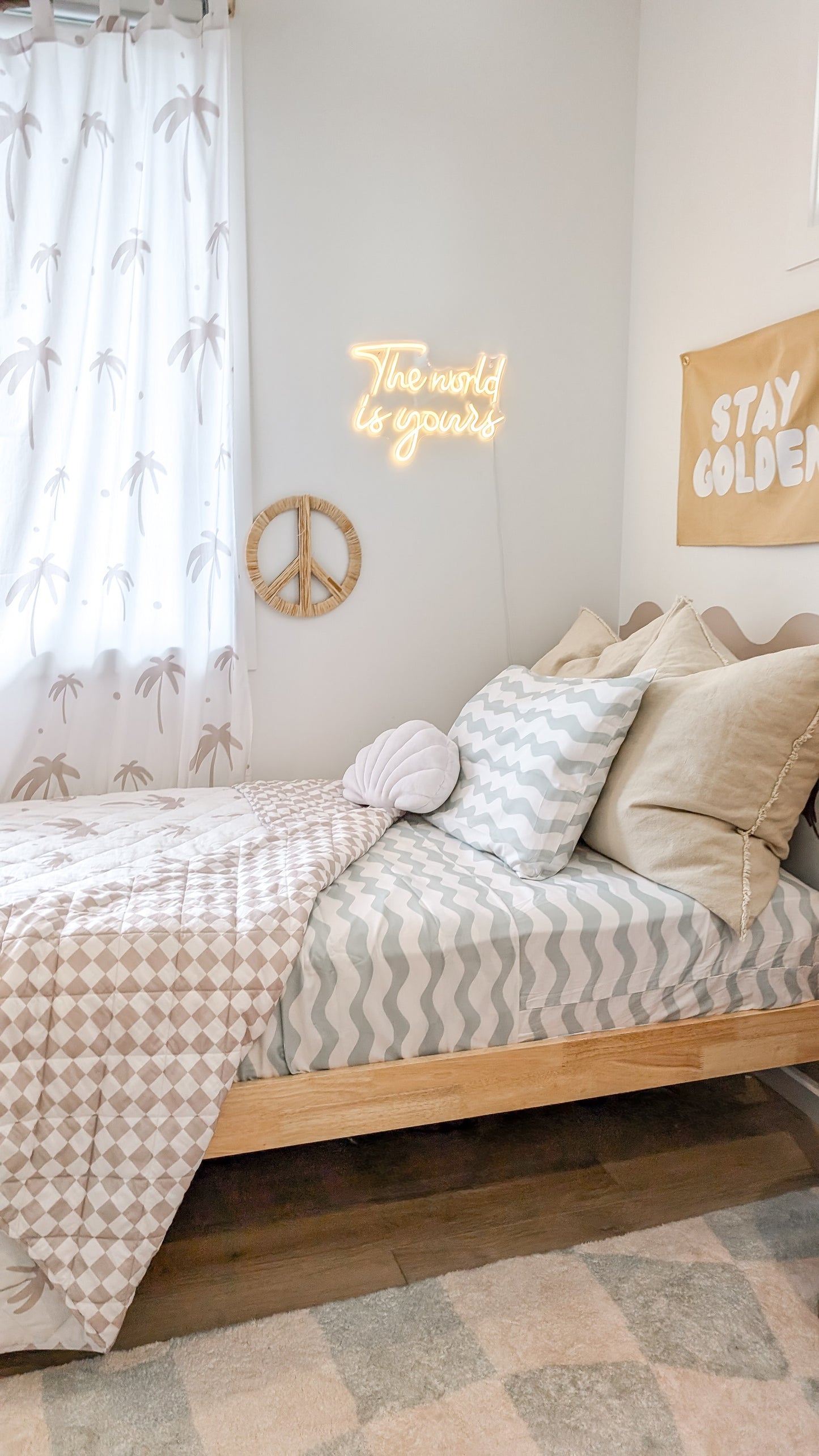 Ocean Wave - FITTED SHEET | Organic Cotton