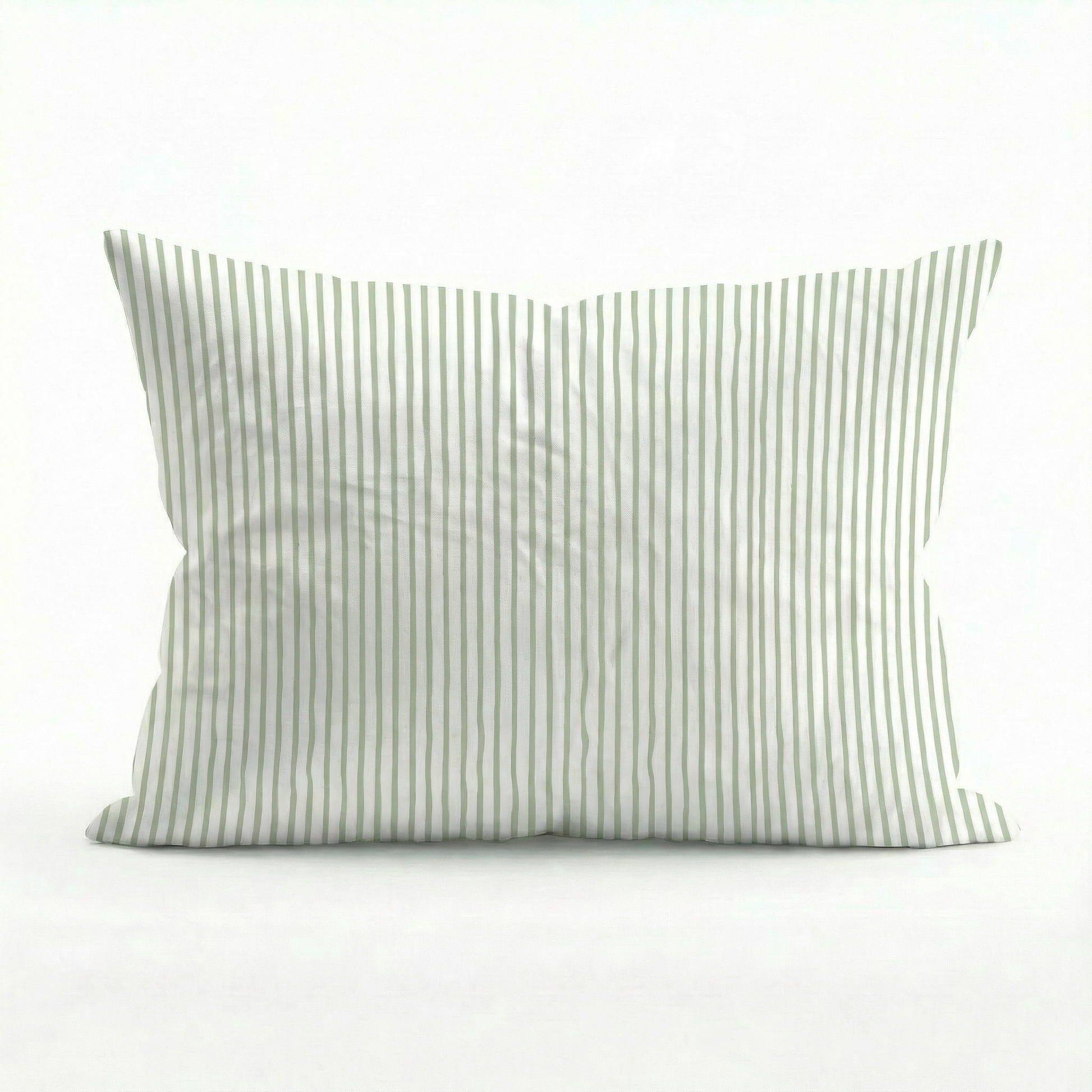 Sage Stripe Bedding organic cotton 