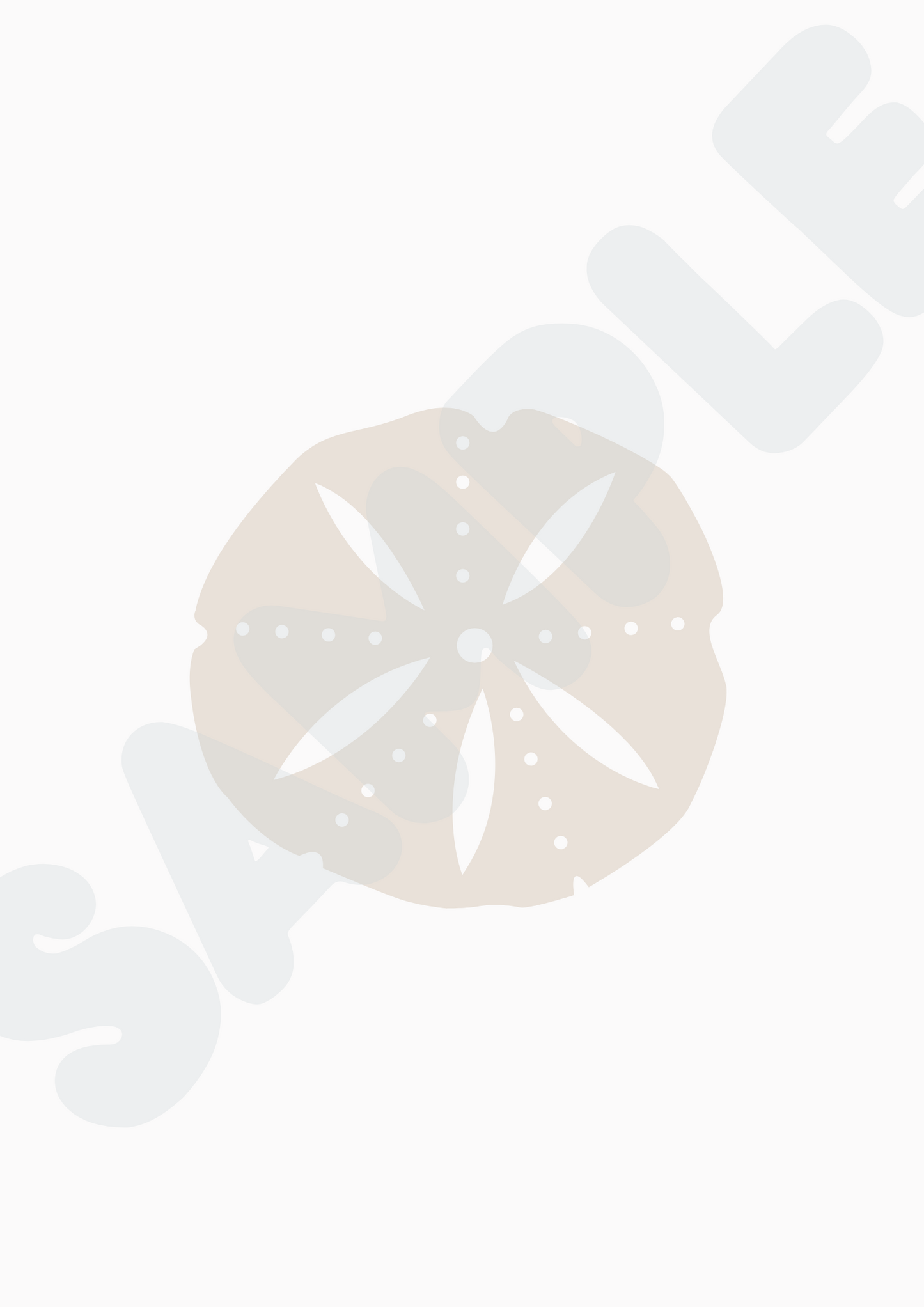 Sand Dollar Wall Print | Sand | Kids Wall Art | Neutral Kids Room