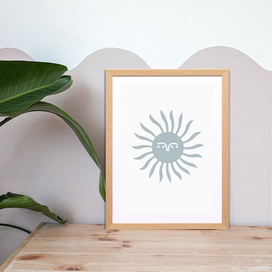 Sol Kids Wall Print | Ocean | Kids Wall Art | Neutral Kids Room