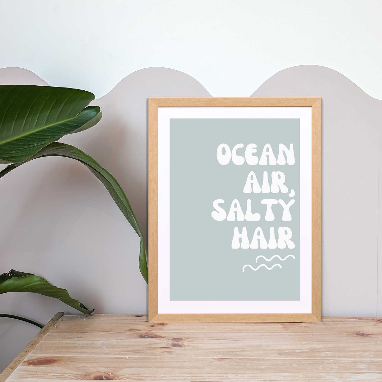 Ocean Air Kids Wall Print | Ocean | Kids Wall Art | Neutral Kids Room