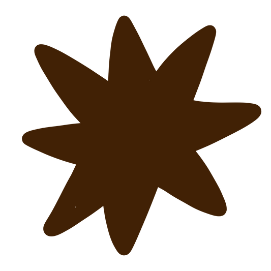 brown star featuring the cuddle collective organic cotton bedding