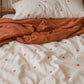 a kids quilt cover that's double sided in a  star print