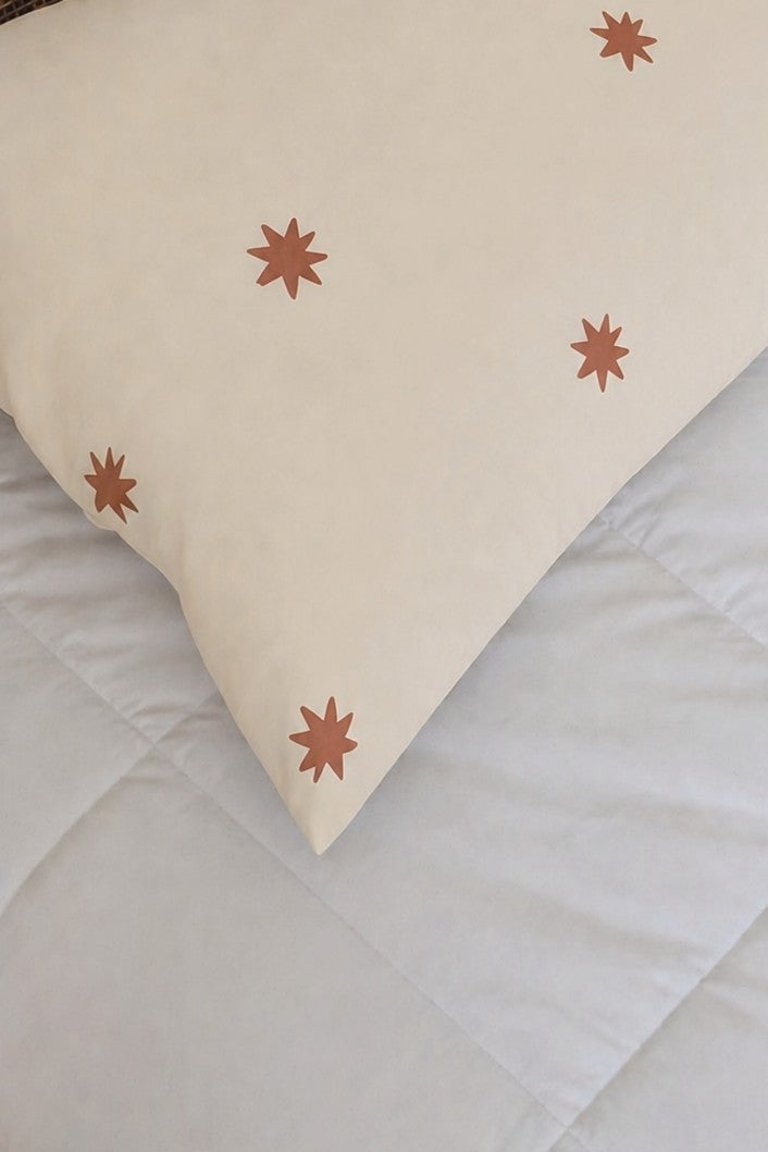 Star organic cotton kids pillowcase