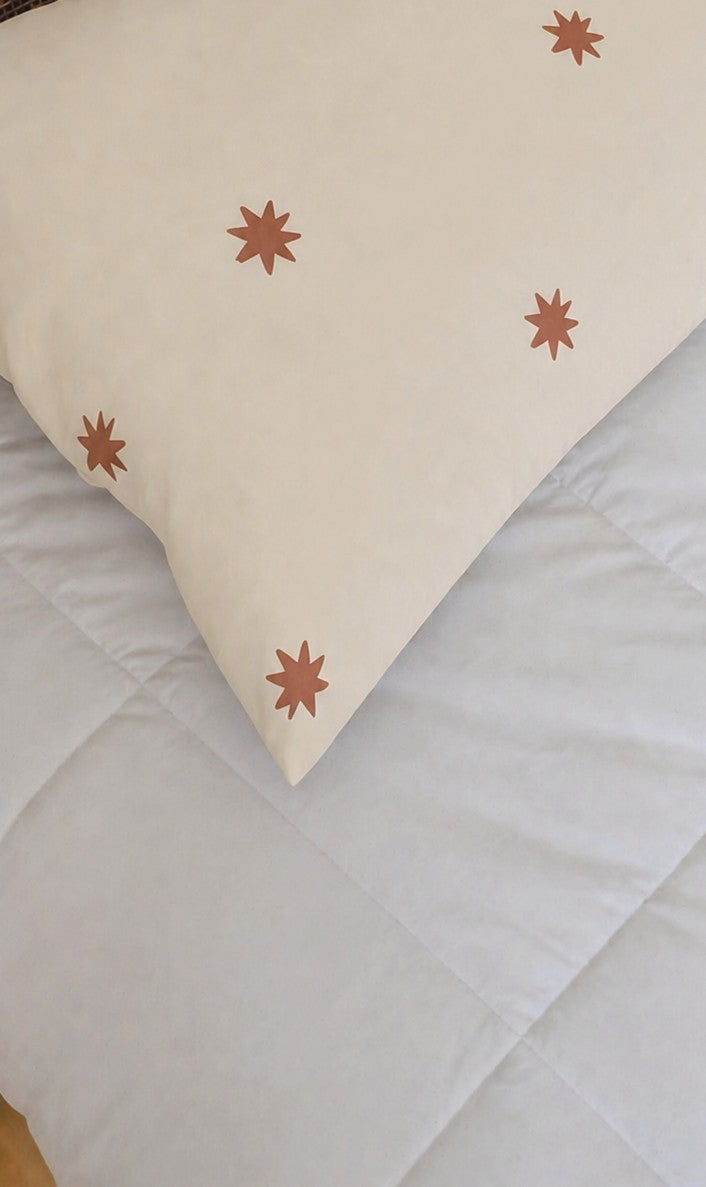 Star organic cotton kids pillowcase