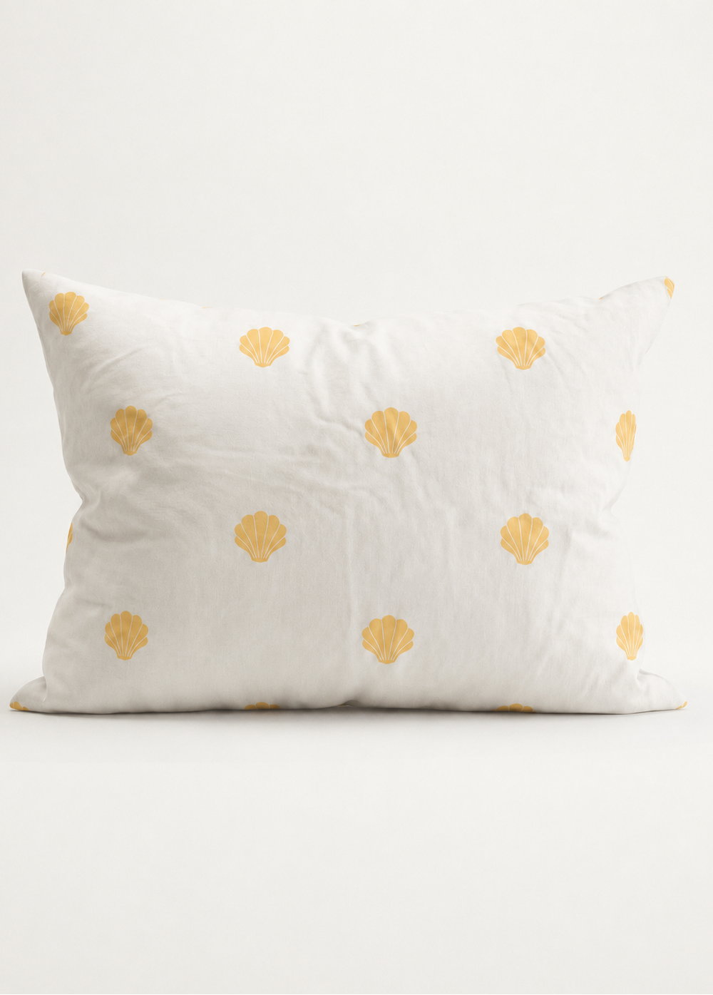 Sunnyside Yellow Shell Organic Cotton Pillowcase 