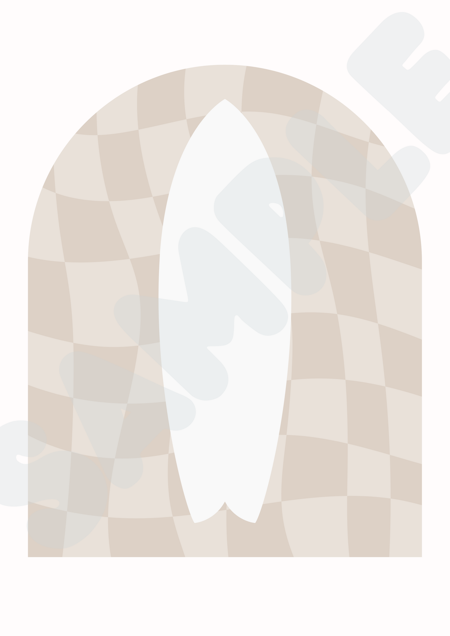 Surf Wall Print | Sand | Kids Wall Art | Neutral Kids Room