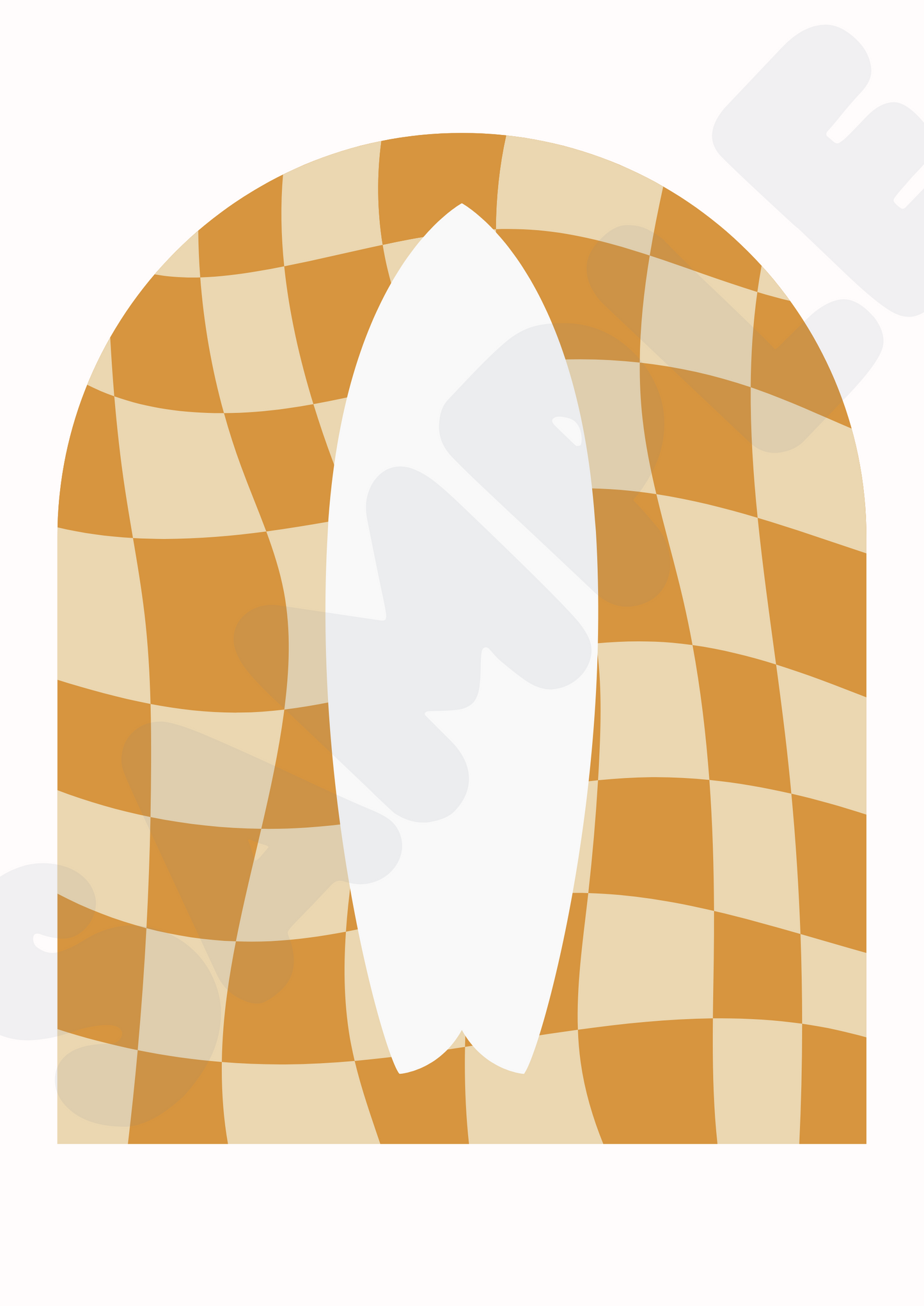 Surf Wall Print | Honey | Kids Wall Art | Neutral Kids Room