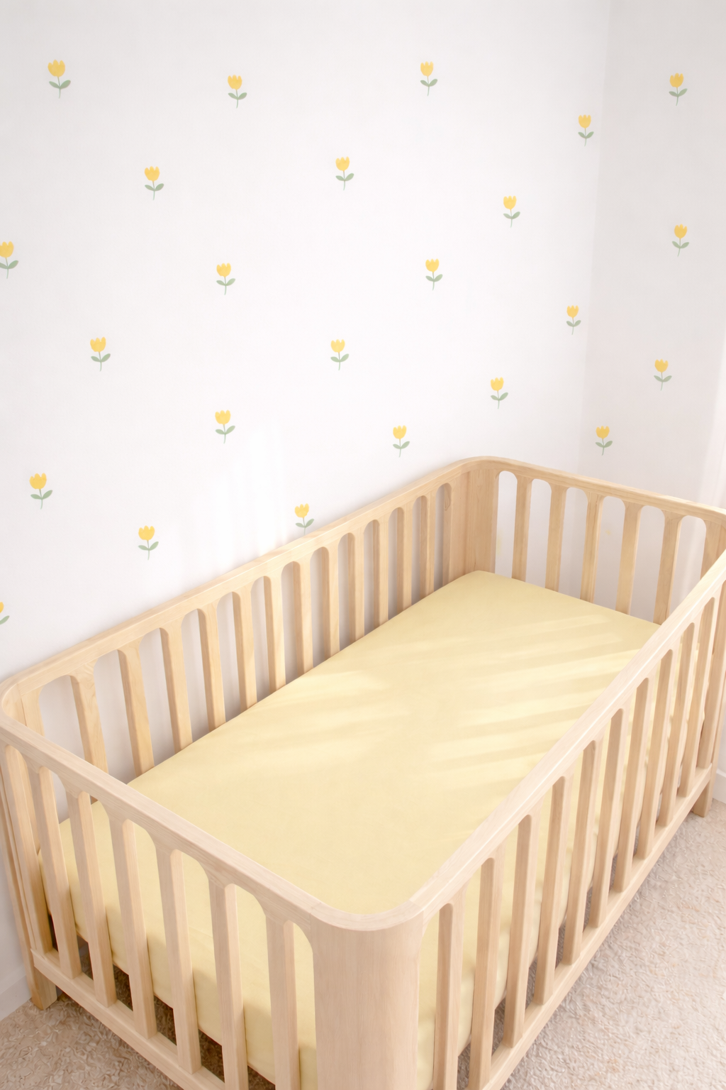 Tulip floral Premium Fabric wall Decals stickers Home Decor | The Cuddle Collective Online