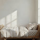 palm and checker reversible quilt cover kids