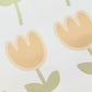 Fabric Wall Stickers | Tulip Bloom - Golden