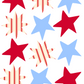 Fabric Wall Decals | Star Mix - Blue Raspberry