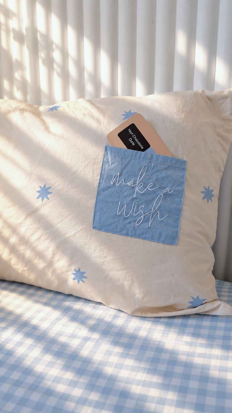 Organic Cotton Pocket Pillowcase - Stardust