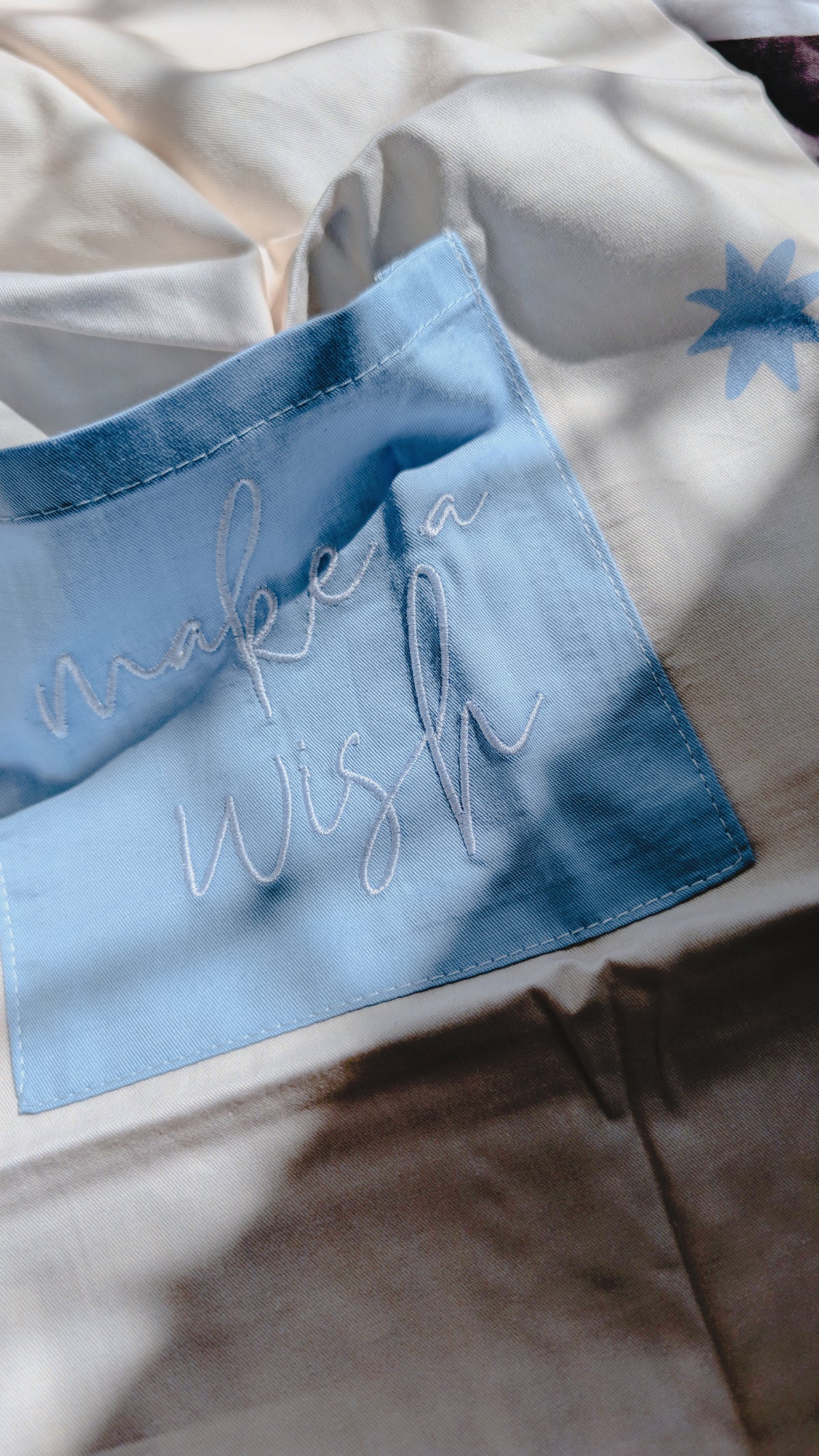 Organic Cotton Pocket Pillowcase - Stardust