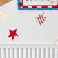 Fabric Wall Decals | Star Mix - Blue Raspberry