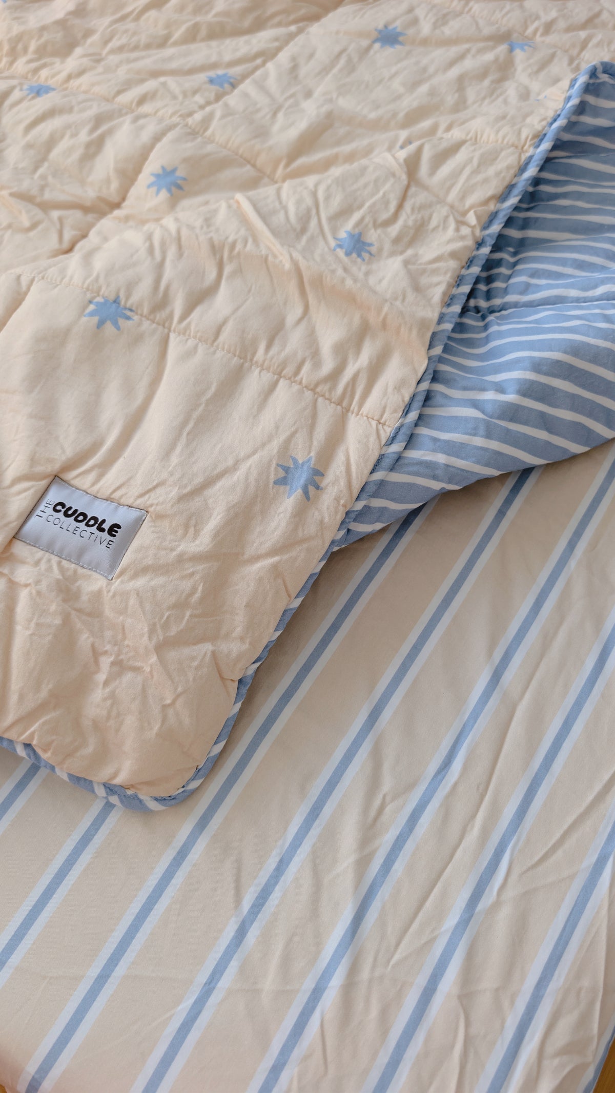 Stardust Bedding Bundle | Reversible Quilt + Sheet + Pillowcase Bundle | Organic Cotton