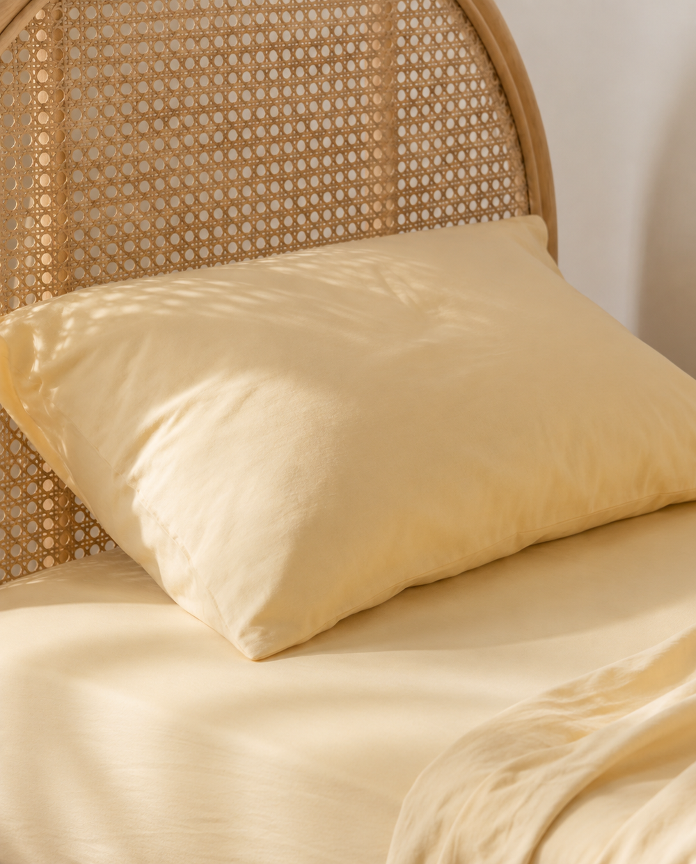 Organic Cotton Pillowcase - Butter