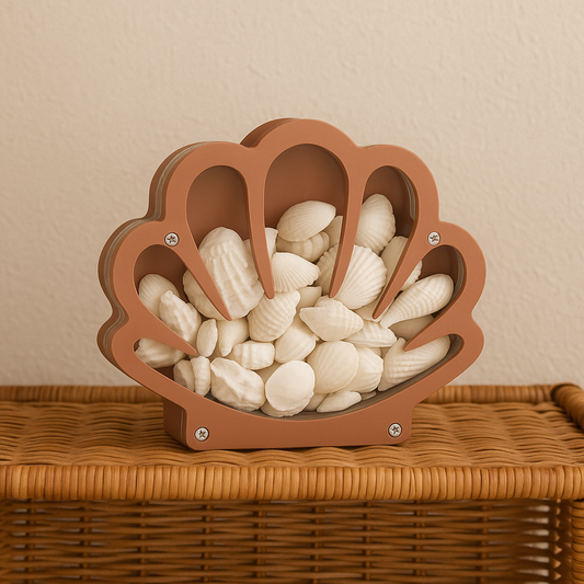 Shell and Treasure Collection Holder - Shell Frame | The Cuddle Collective kids decor