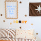 Fabric Wall Decals | Star Mix - Biscotti