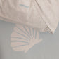 Organic Cotton Pillowcase - Baby Blue Shell | The Cuddle Collective Bedding