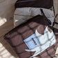 brown stripe and sun organic cotton kids bedding
