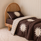 sun and stripe organic cotton quilt cover