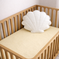 White shell decorative cushion 