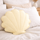 Yellow shell decorative cushion kids 